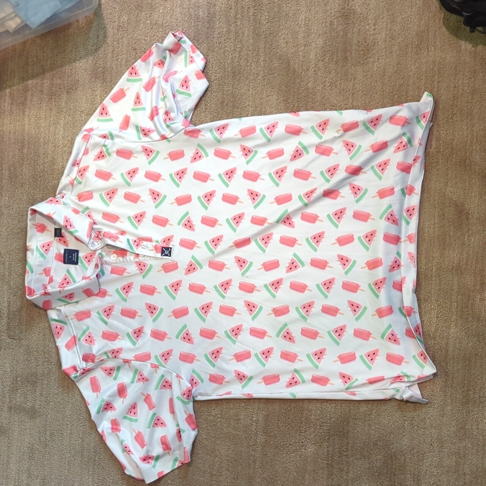 Watermelon Popsicle polo shirt (largel